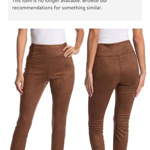 Laundry by Shelli Segal Faux Suede Pants